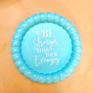 Handcrafted Handpainted Ceramic Resin Trinket Dish